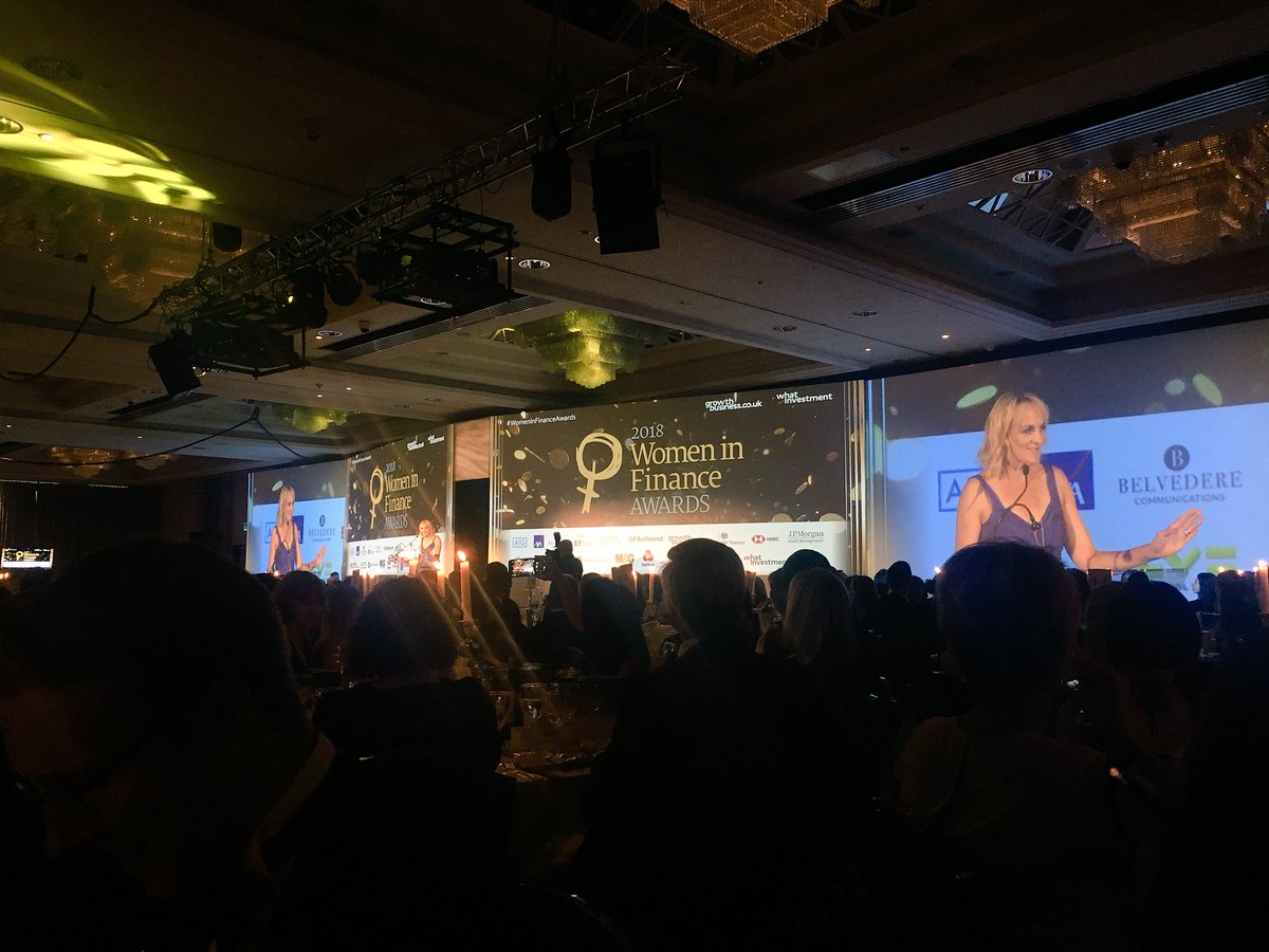 MeganCaywood's tweet photo. At #WomenInFinanceAwards with a few of my favorite people 😄  @anneboden @EmmaMargetts @MariamOgunbambi @samever @jasonmaude https://t.co/guYu3WsYUT