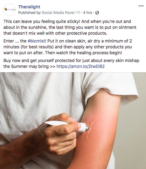 Theralight's tweet photo. The convenience, comfort and power of the bio mist will make you happy you've got it!  https://t.co/DqJVkqnwyQ https://t.co/t7KZfqxBEQ
