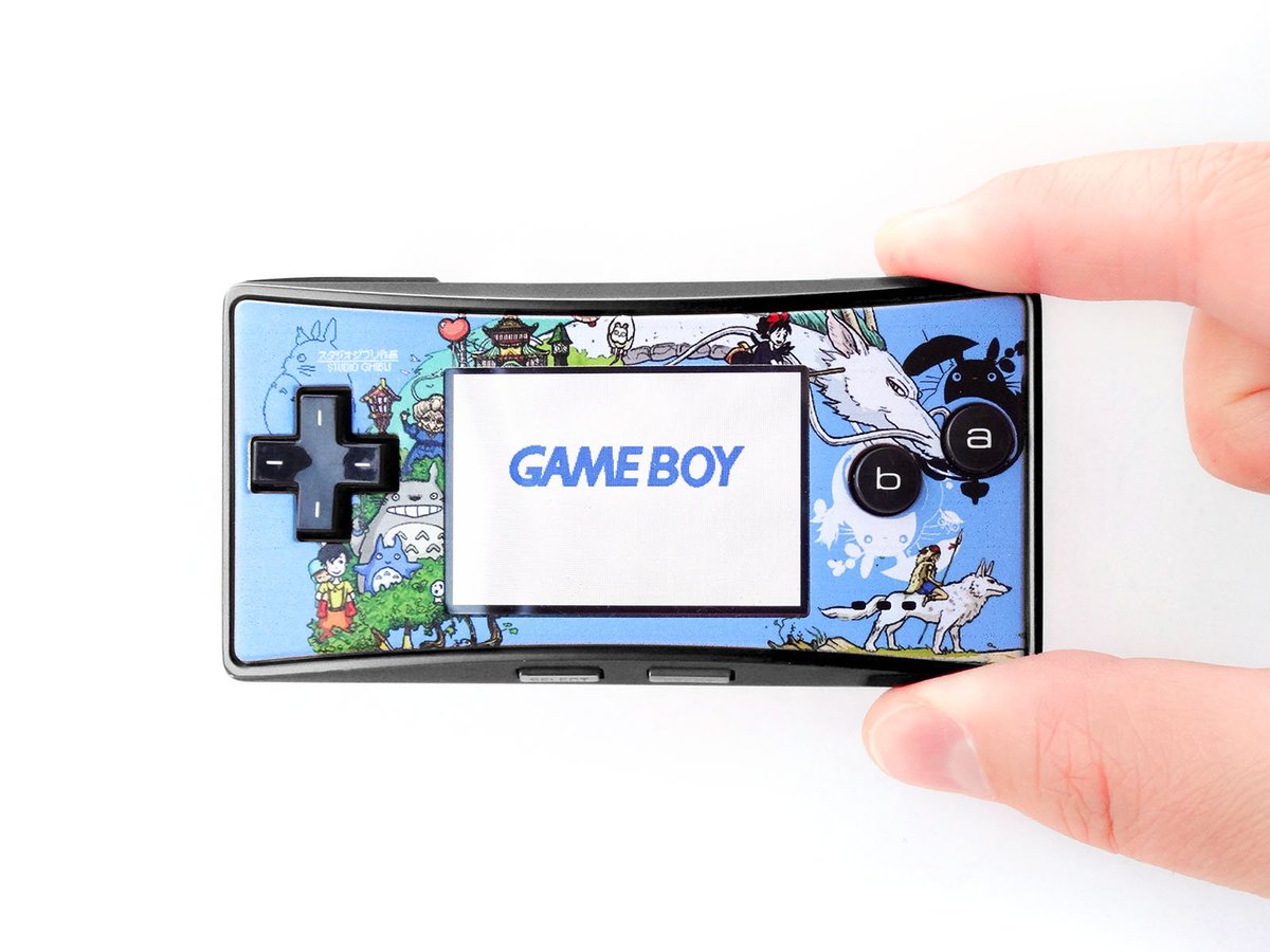 game boy micro faceplate sticker skin (classic dmg design) game boy micro faceplate sticker skin (classic dmg design)
