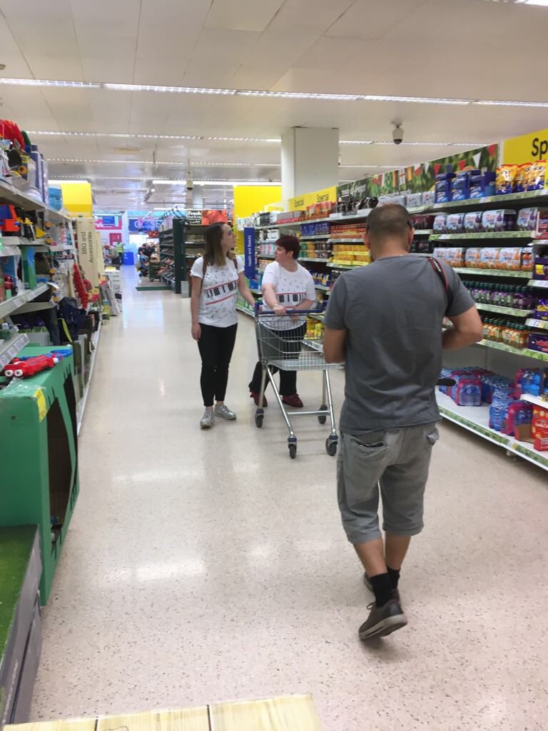 khollinson's tweet photo. Such a great day out in Bury shooting our music video with @albinomosquito #sisters #Disability https://t.co/z6e6bYvEts