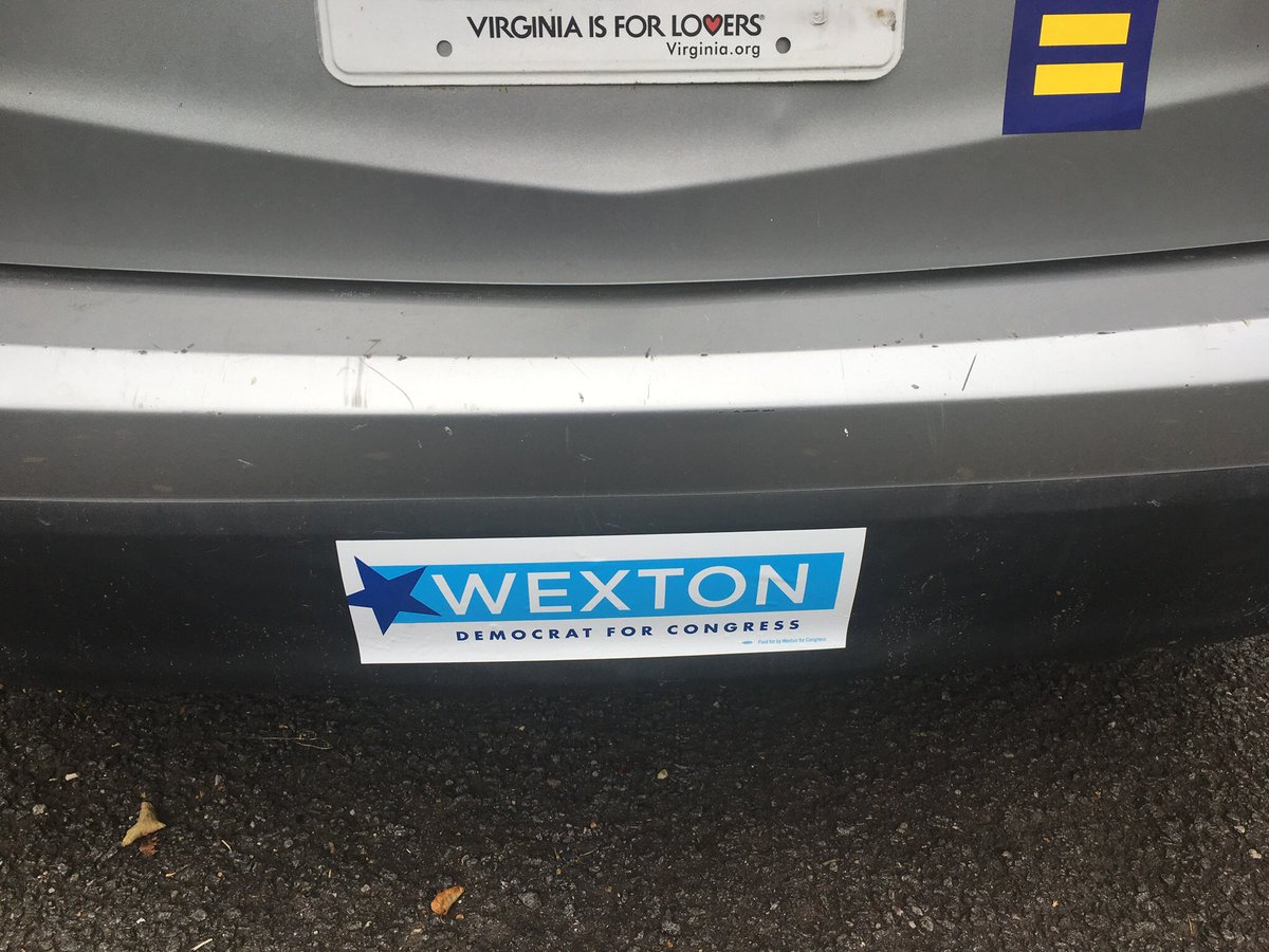 VaDemocracy's tweet photo. More McLean sightings! #electWexton @JenniferWexton https://t.co/2MWVbQe9yx