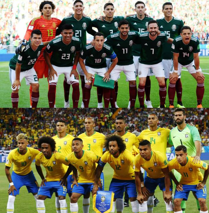 InvictosSomos's tweet photo. México venció a Brasil en una final olímpica, México venció a Brasil en una final de Confederaciones, México venció a Brasil en una final de Copa Oro y México le sacó un empate a Brasil en su Mundial. ¿Brasil es favorito? No hay duda. Pero no nos pidan que no creamos. VAMOS #MEX. https://t.co/qQwnaQqtto