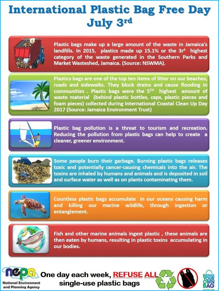 nepajamaica's tweet photo. International Plastic Bag Free Day https://t.co/0RnQeGscWl