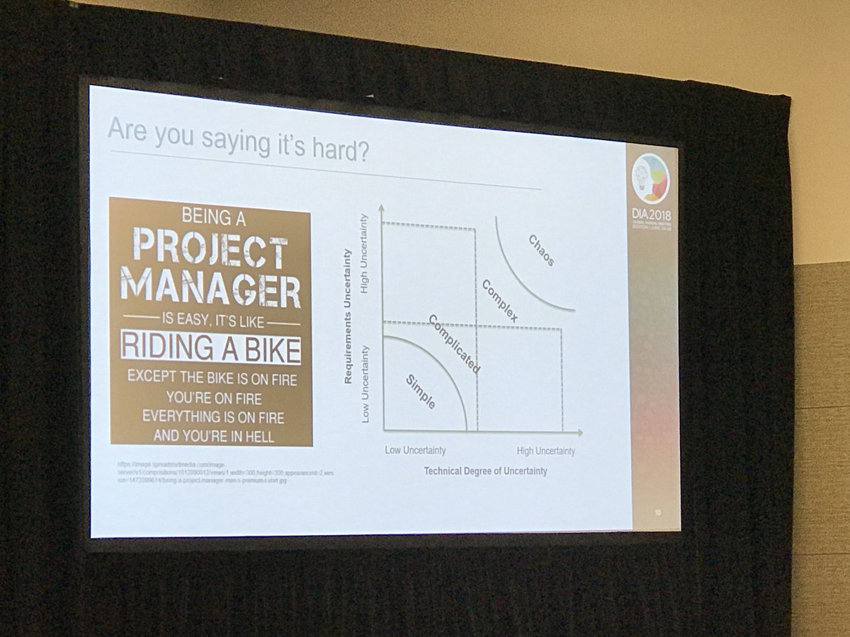 karlachilders's tweet photo. Great slide in the session exploring the FUNdamentals of project management 🔥 #DIA2018 #DIAPMCommunity https://t.co/0WGXE4Aymt