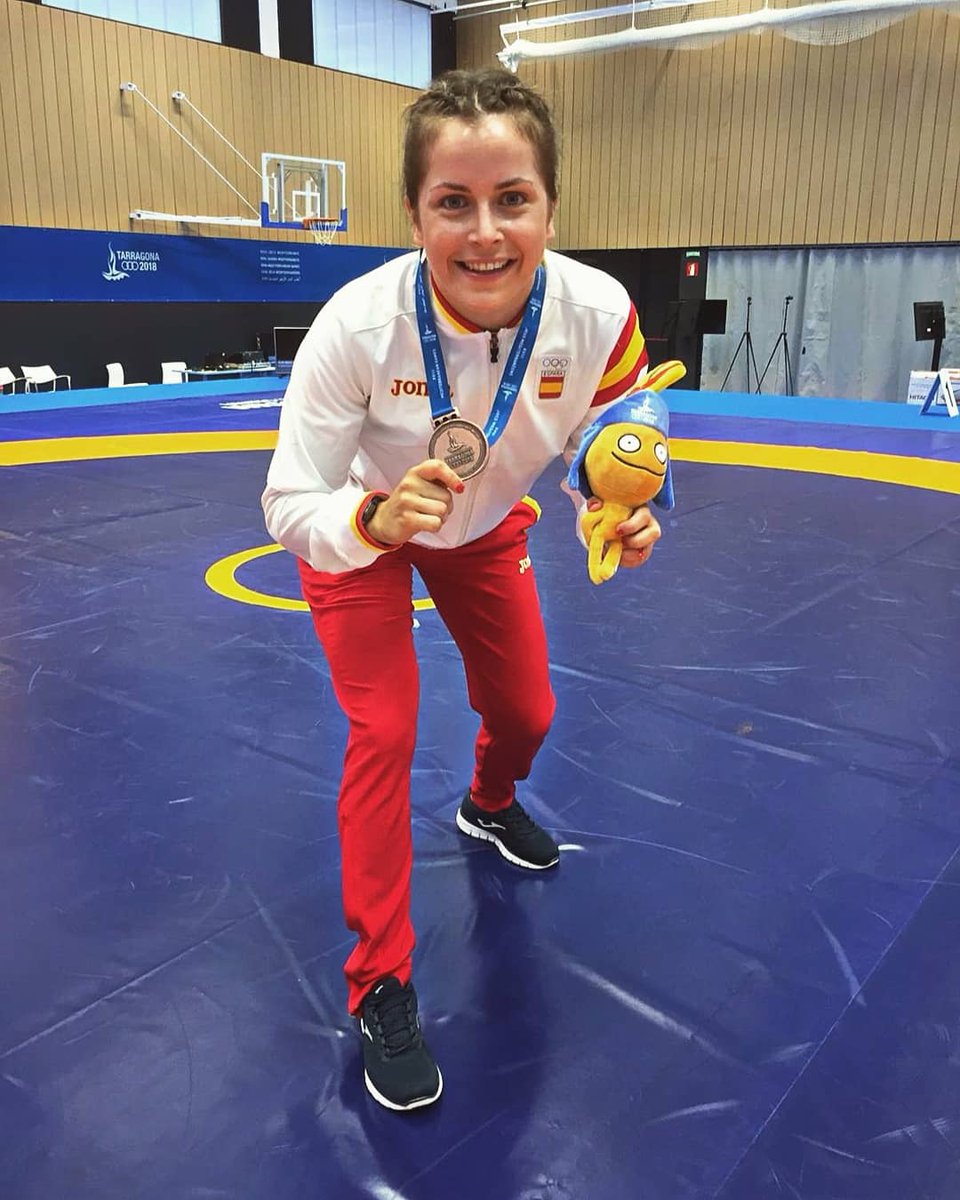 Me invade la emoción... Gracias ❤️🇪🇸🤼‍♀️🥉 #Tarragona2018 #JuegosDelMediterraneo #LuchaLibreOlimpica #MediterraneanGames #XVIIIJuegosDelMediterraneo #Wrestling