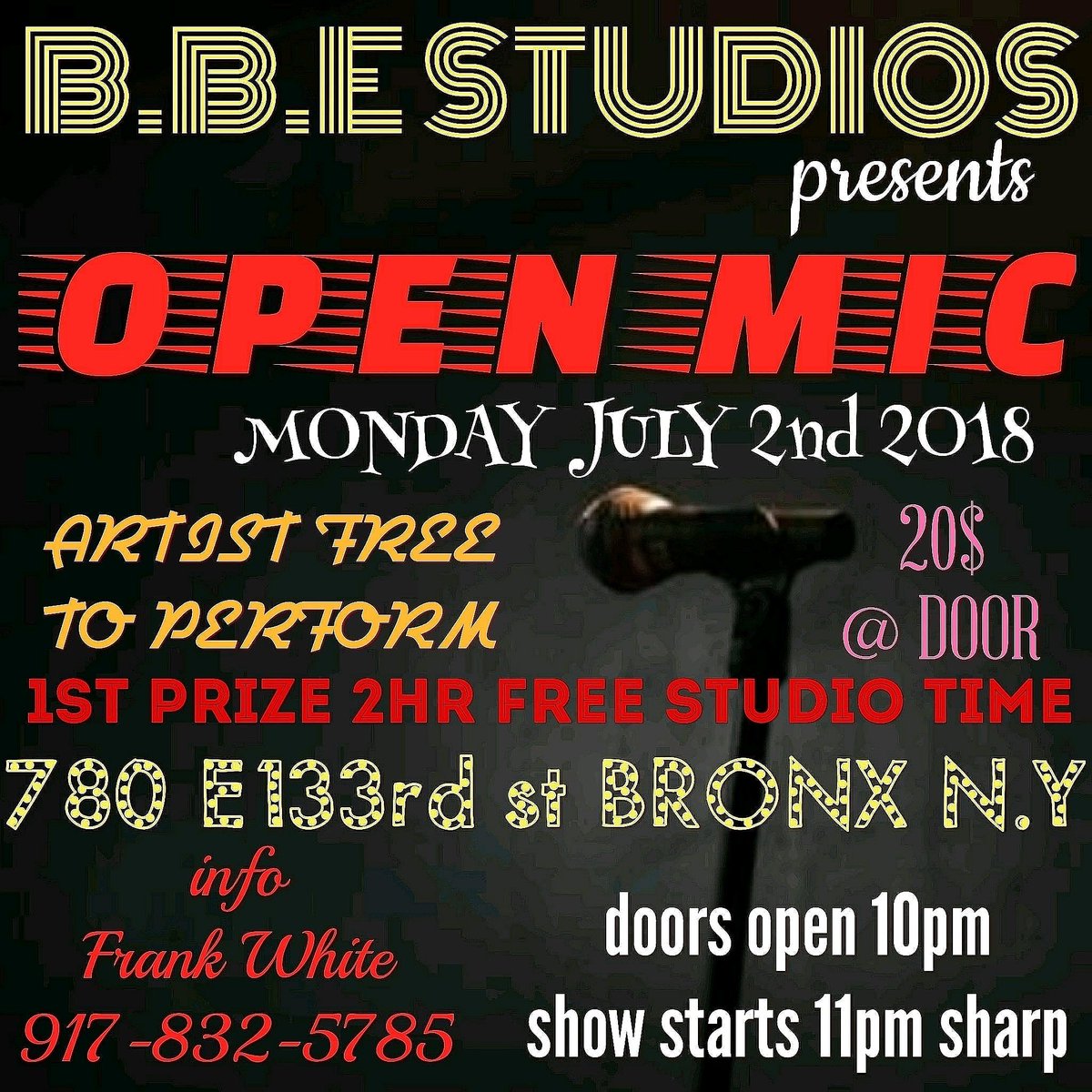 AyOBATESMUSIC's tweet photo. @DayVBeats if you know any artist that would like to perform ? https://t.co/n43HCirNDY