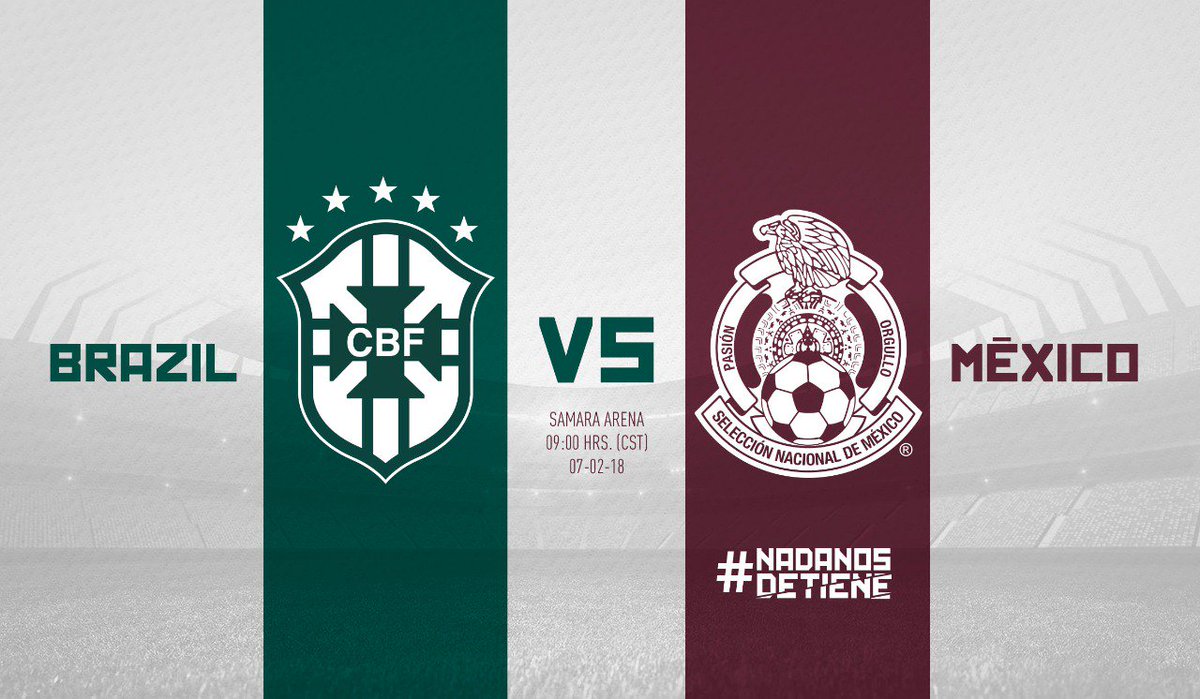 Our rival in the round of 16 will be <a href="/CBF_Futebol/">brasil</a>. 🇧🇷

🗓 July 2nd
⌚ 9:00 CST
🏟  Samara Arena

#NadaNosDetiene | #WorldCup | #MEX