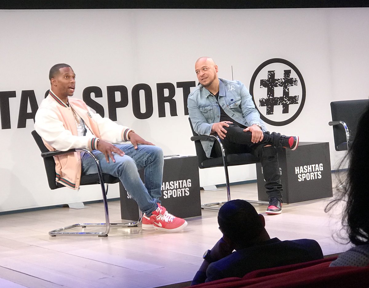 Hashtag Sports (@hashtagsports) on Twitter photo “Everything I am attached to and consider posting on social media, I think A. Would my mother approve if she saw it? And B. Is this something my fans will enjoy and engage with?”
<a href="/TeamVic/">Victor Cruz</a> #HS18 “Everything I am attached to and consider posting on social media, I think A. Would my mother approve if she saw it? And B. Is this something my fans will enjoy and engage with?”
<a href="/TeamVic/">Victor Cruz</a> #HS18