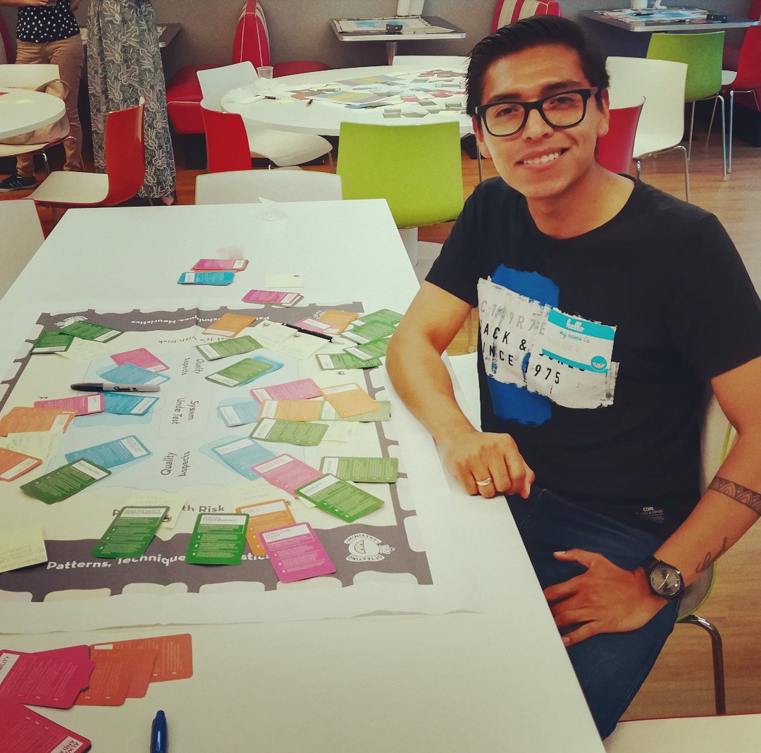 wildergonzo's tweet image. really enjoyed the #TestSphere workshop at the Ministry of Testing Barcelona today. Thanks! @isleoftesting