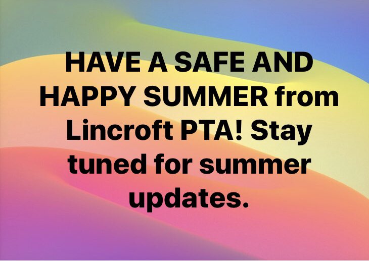 Lincroft School PTA (@lincroft_pta) on Twitter photo 
