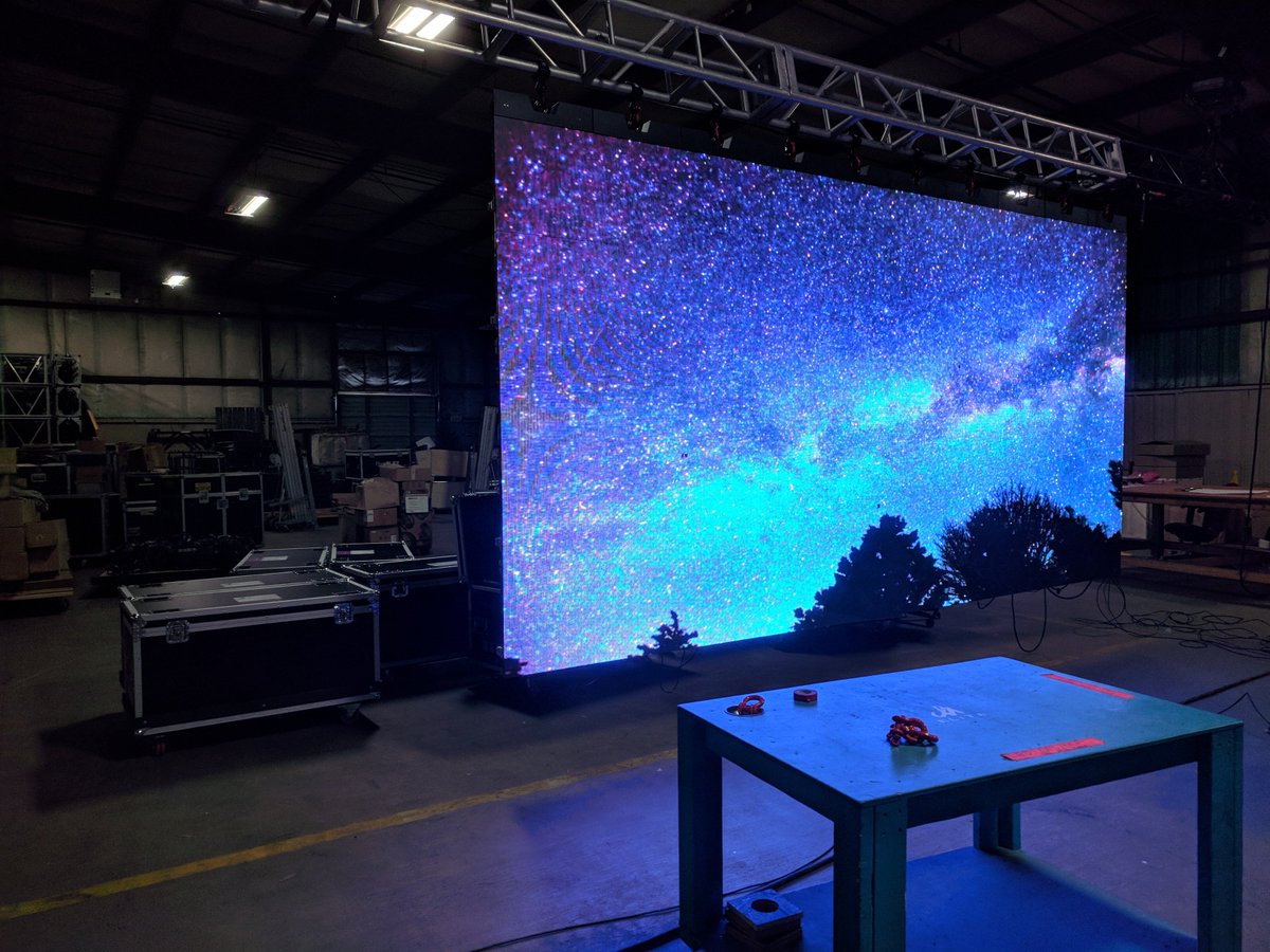 pixelflexled's tweet photo. Our Rental Partner, @EliteMultimedia, recently ran QC tests on our #FLEXTour 2.8mm & 4.8mm #LED tiles before they head out for a massive project in the coming weeks. #RentalPartnerNetwork https://t.co/lHO8R3sDy7