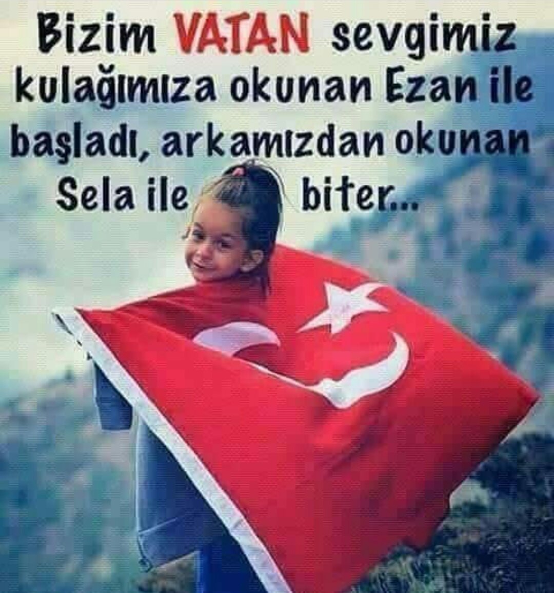 Bizim Vatan sevgimiz kulağımıza okunan ezan ile başladı, arkamızdan okunan Sela ile biter..
#VatanimSenisn 🇹🇷 🇹🇷
#PKKyıCHPKurtaramayacak