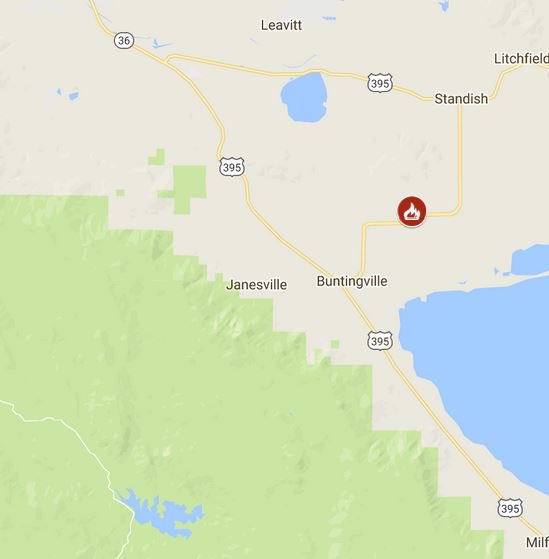 MarinBUZZ's tweet image. #RT @CAL_FIRE: Firefighters are battling a 100 acre fire off Hyatt Ln and Standish Buntingville Rd, east of Janesville (Lassen County) #HyattFire