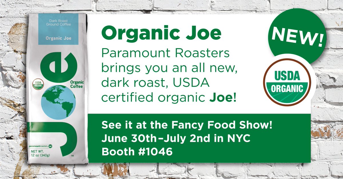 Come see our newest #joeknowscoffee products at #specialtycoffee  #OrganicSummer  @SFANews  - looking forward to the show!