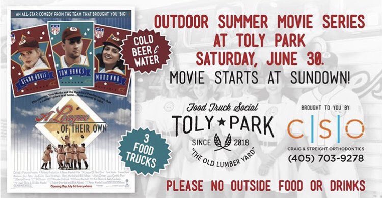 What goes better with a movie? Ice cream but not just any ordinary ice cream... Tipsy Treats alcohol infused ice cream 😉 we will be at <a href="/TolyFTP/">TOLY Park</a> in Norman this Saturday from 6pm-10:30pm