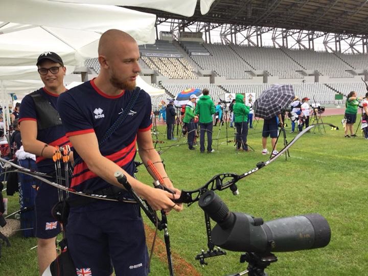 Qualification was just about ok - got me a bye through to the next round. H2Hs tomorrow and team rounds. Looking forwards to it. The girls qualified first - great performance! <a href="/HBPPLC/">Highbridge Properties PLC</a> <a href="/archerygb/">Archery GB</a>