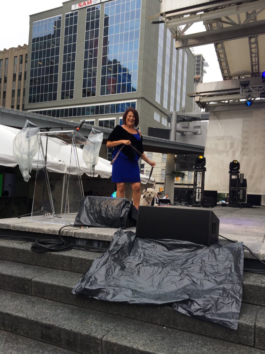 ccib_national's tweet image. @ccab_national #nativetalent Millie Knapp and Lovington at Dundas Square