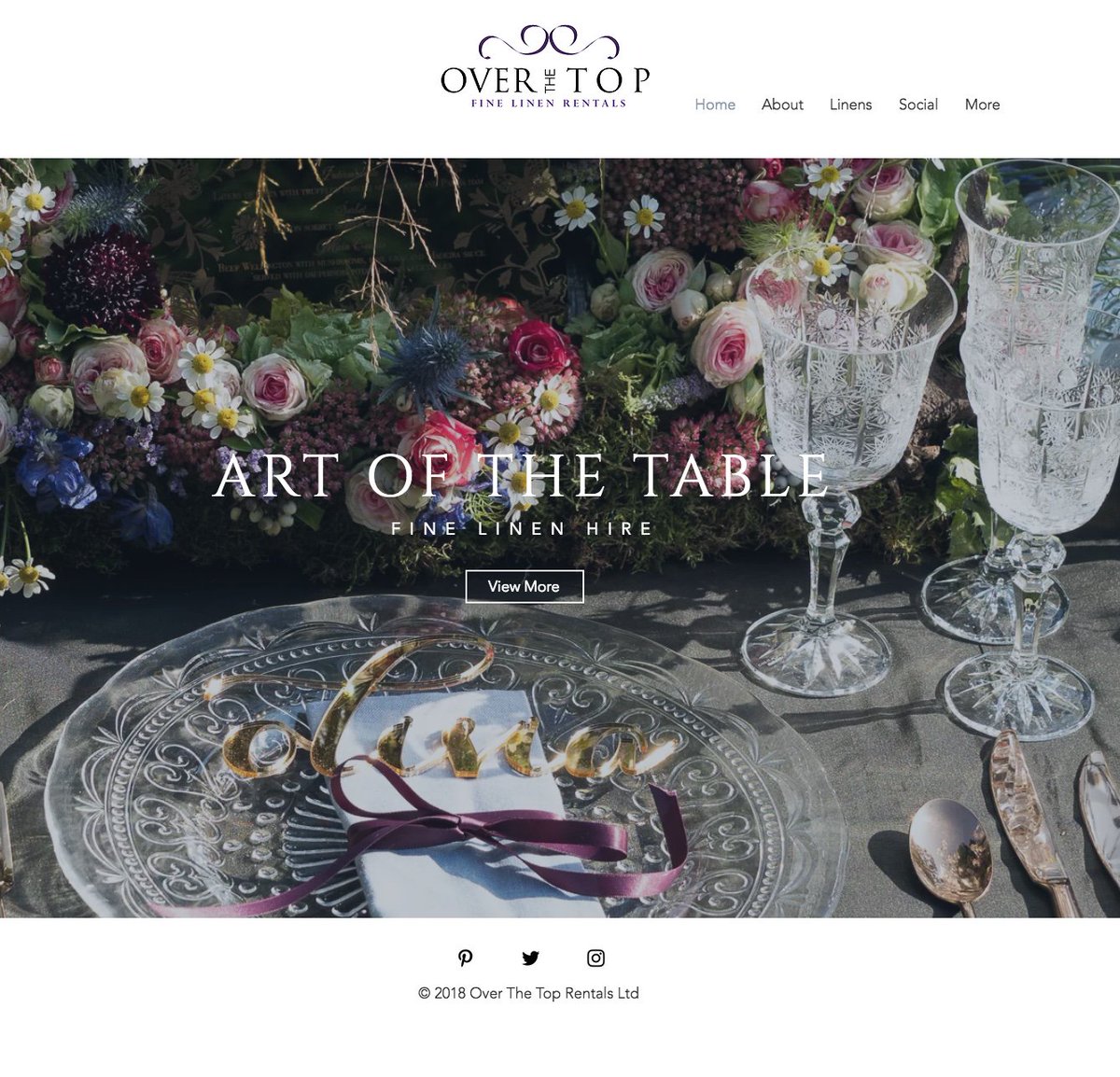 We are delighted to announce that our website has been redesigned.
Please check it out overthetoprentals.co.uk.