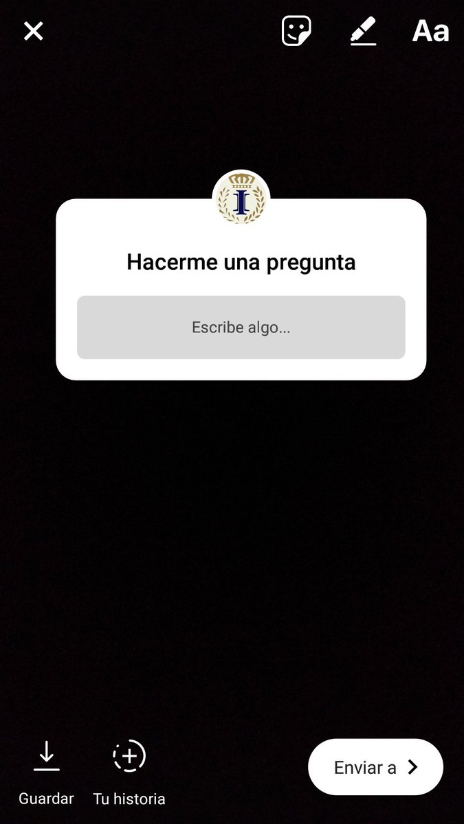 ivijimenezrubio's tweet photo. @RAEinforma Instagram pone este mensaje como predefinido para su nuevo "sticker". ¿Todo bien con ese imperativo?. SacaDme de dudas. https://t.co/W15nhJLflH