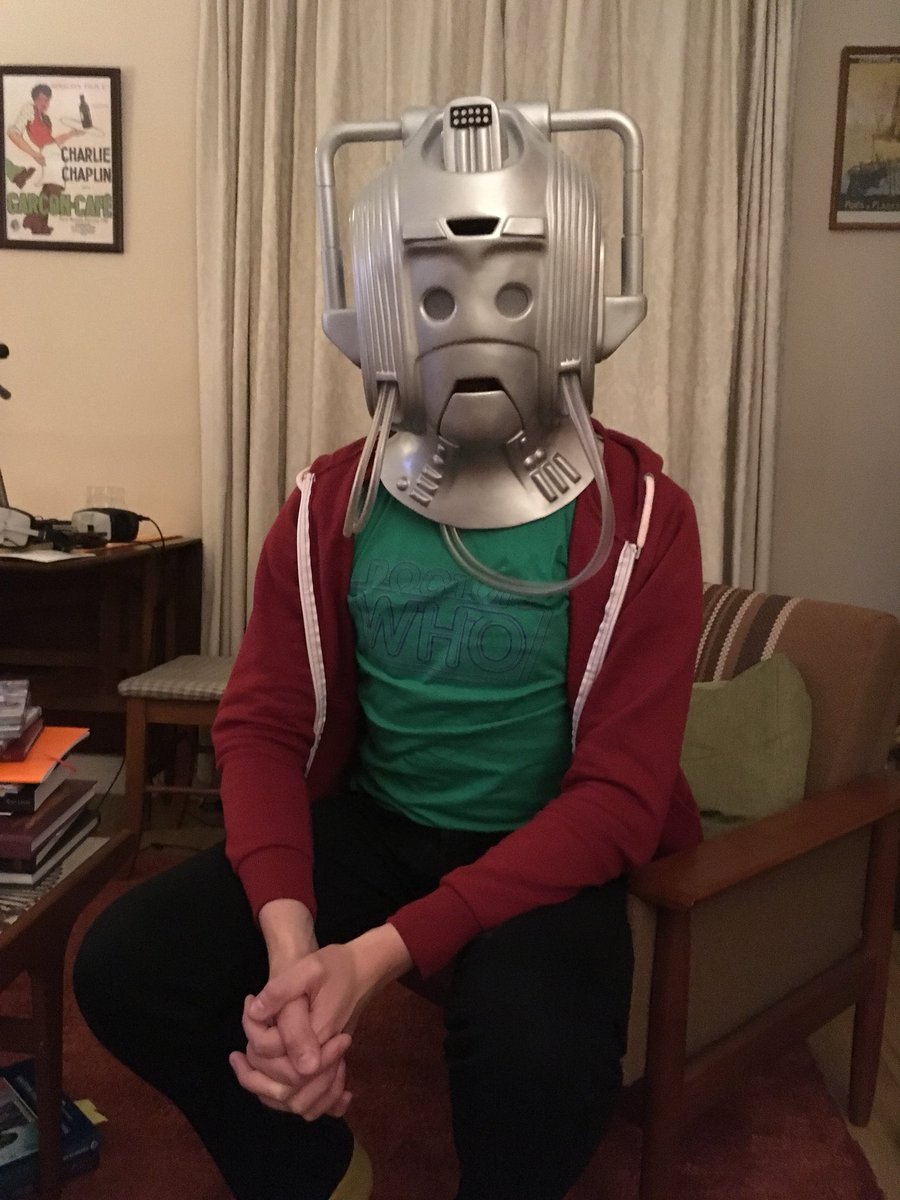 DWMenagerie's tweet image. Guess which one of Dr. Who and the Complete Menagerie this is. For right answers, “you get extra bonus, Mister.” #Cybermen #Earthshock #JNT #BerylReid #DoctorWho #MindsEye