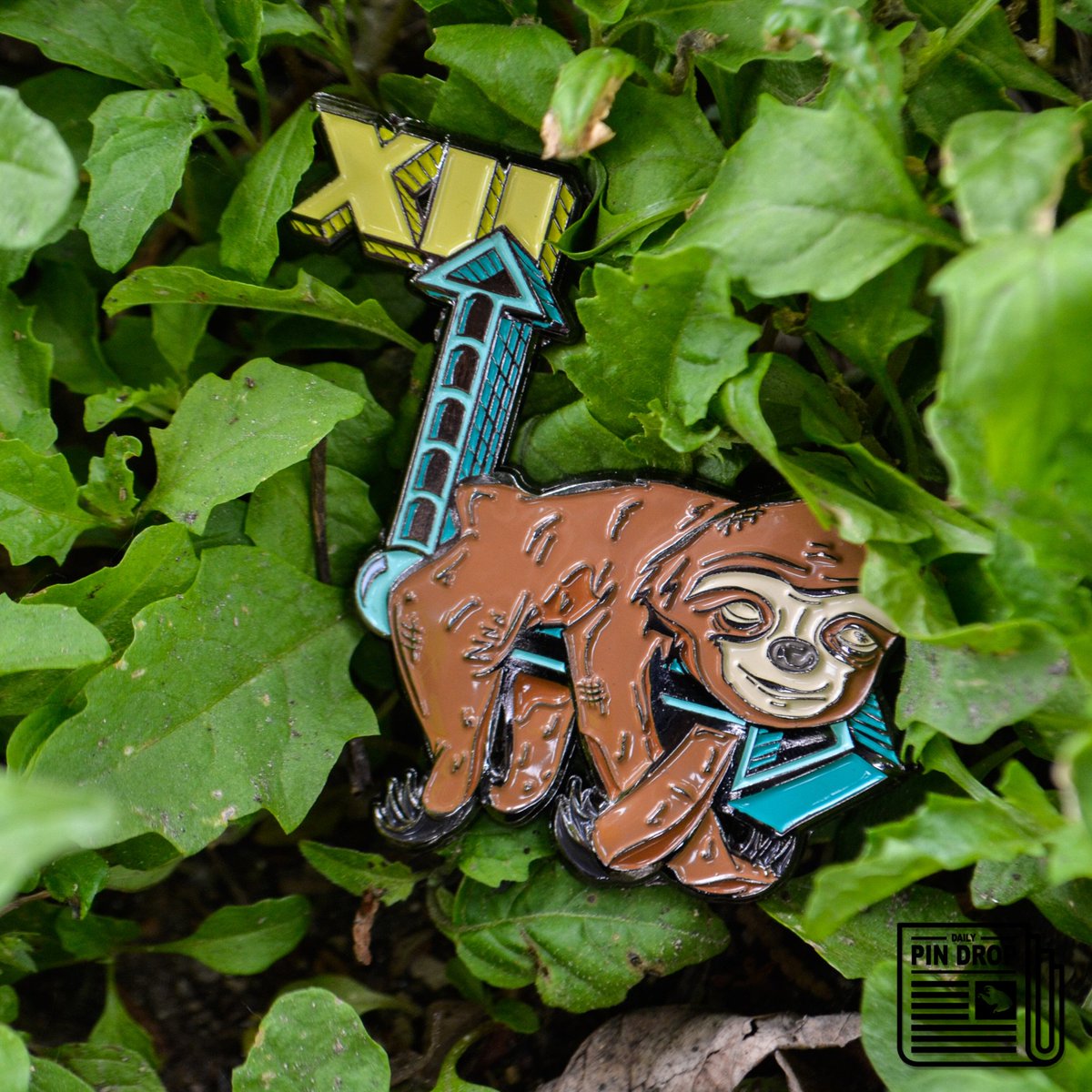 Sloth_Steady's tweet photo. DAILY PIN DROP: The ‘Sleeping On The Clock’ Pin by Completely Bonkers #dailypindrop #sloth #electricforest https://t.co/5Qj6RUtORA