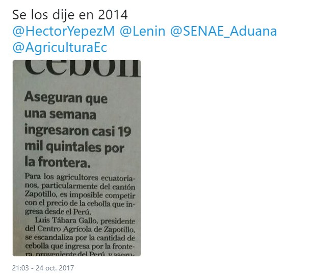 diegoarosemena's tweet photo. Se los dije en el 2014,2015,2016 y en 2017 dos veces!
Son unos incompetentes @AgriculturaEc , TODOS LOS AÑOS es igual. 
No puede ser posible, luego de tanto esfuerzo, suframos los productores nacionales!!!! @HectorYepezM @PABLOJIJON @CarlosVerareal https://t.co/VOpTEUbmL5