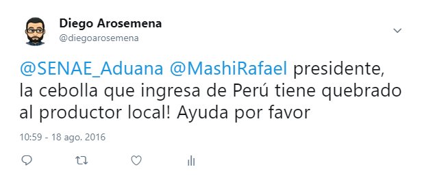 diegoarosemena's tweet photo. Se los dije en el 2014,2015,2016 y en 2017 dos veces!
Son unos incompetentes @AgriculturaEc , TODOS LOS AÑOS es igual. 
No puede ser posible, luego de tanto esfuerzo, suframos los productores nacionales!!!! @HectorYepezM @PABLOJIJON @CarlosVerareal https://t.co/VOpTEUbmL5