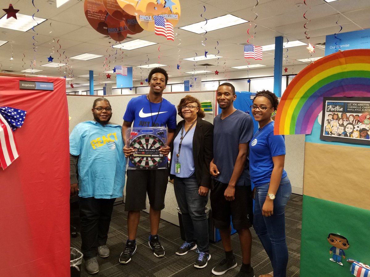 We were the blue band of the rainbow today! #AwesomeATSD #PrideMonth