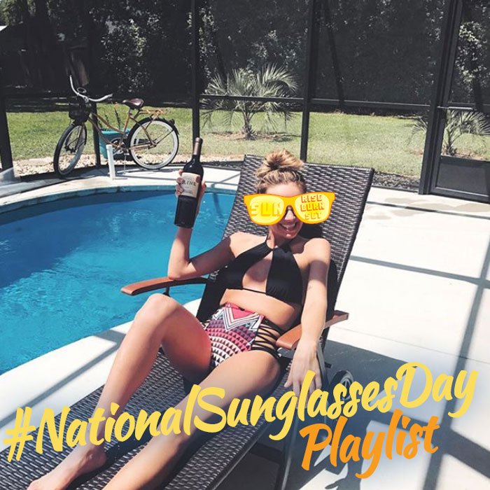 carlypearce's tweet image. Not only am I on @LukeBryanOnline's WHAT MAKES YOU COUNTRY tour this summer, but I am also on his #NationalSunglassesDay playlist. Throw on some shades and listen now! strm.to/SunglassesDay