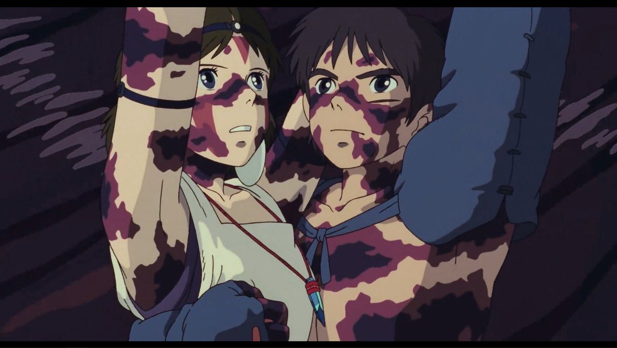 anime_visuals23's tweet photo. Princess Mononoke (1997) https://t.co/aXGA9NAEf7