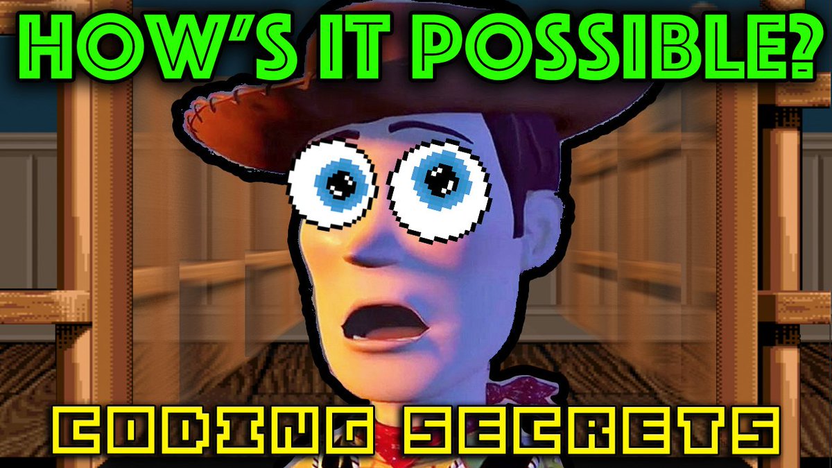 JonTt's tweet image. I explain how we created the Next-Gen 3D Depth effect in the Toy Story video game in this episode of "Coding Secrets" #codingsecrets #toystory #coding #secrets
youtu.be/nXKs1ZSgMic