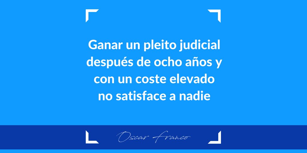 Bueno, por lo menos no satisface a ninguna de las partes en conflicto, que es lo importante.
#Negociación #Florida