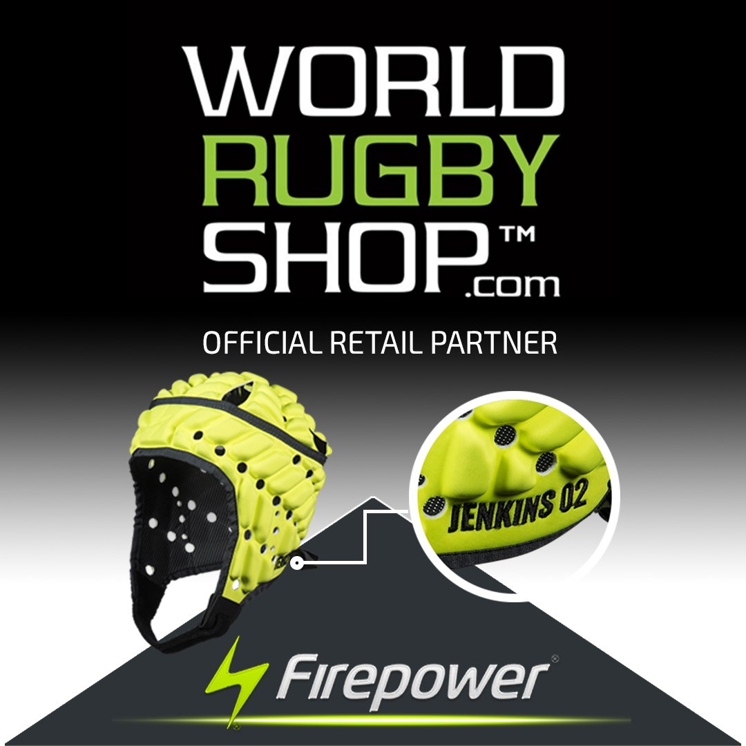FirepowerSport's tweet photo. Check out our official retail partner @worldrugbyshop #rugby #scrumcap #protection https://t.co/lEEaTDKupa