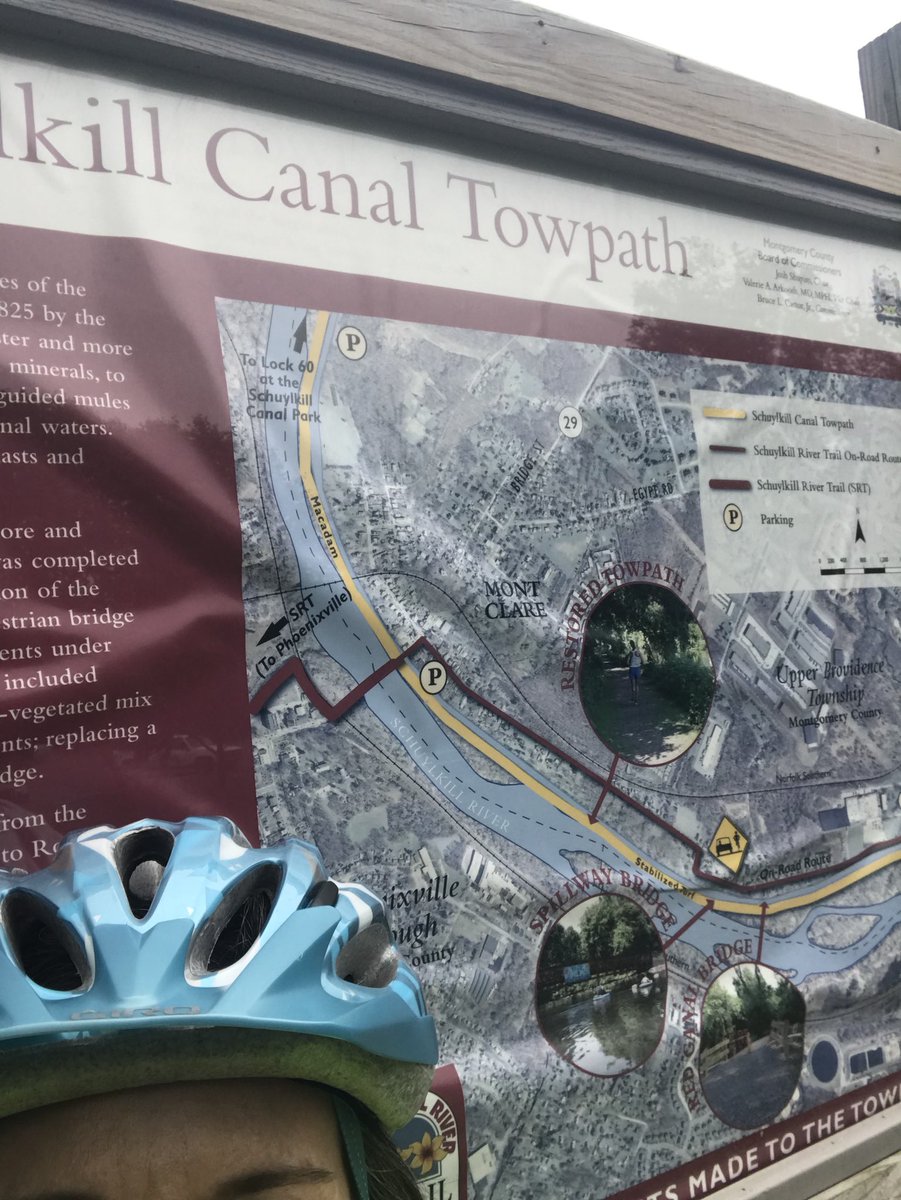 ValArkooshPA's tweet image. Great afternoon checking off two more trails in the #MontcoTrailChallenge Rode out the SRT to Lock 60 then part of the Audubon Loop Trail on the way back. #3ToGo!