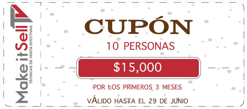 Revoventas's tweet photo. ¡Exclusiva promoción! Paga únicamente $15,000 por 10 personas los primeros 3 meses de capacitación #MakeItSellTv contáctanos ya! https://t.co/hNNtvrmQbq
