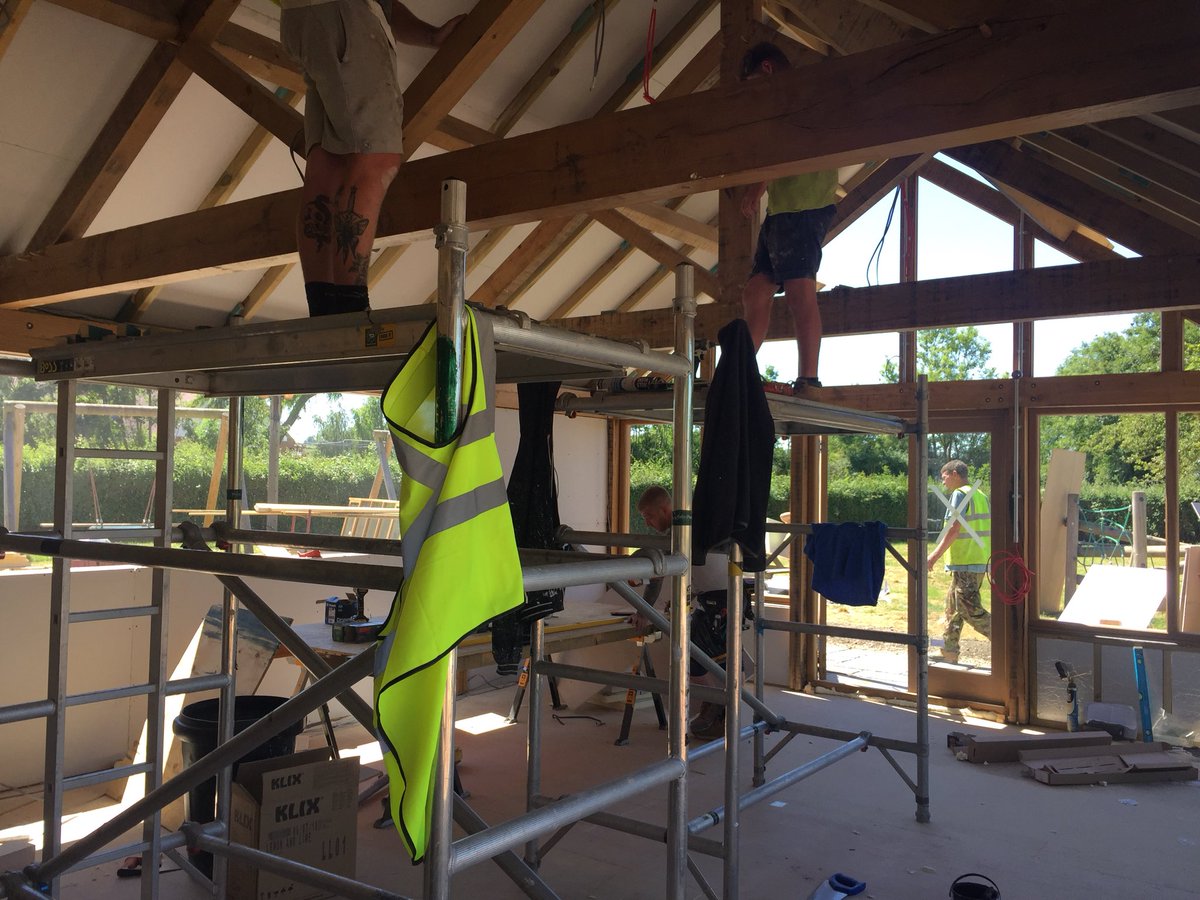 Great progress on site this week <a href="/team_perfectpub/">the perfect country pub</a> @thewhitehorsetilbrook great to see our design for this lovely pub coming together