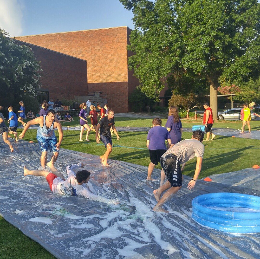 CBCDecatur's tweet image. Great night of slip n slide kickball! Thank you to Jeremy Meetze for bringing the word tonight! #youbelonghere @cbsm