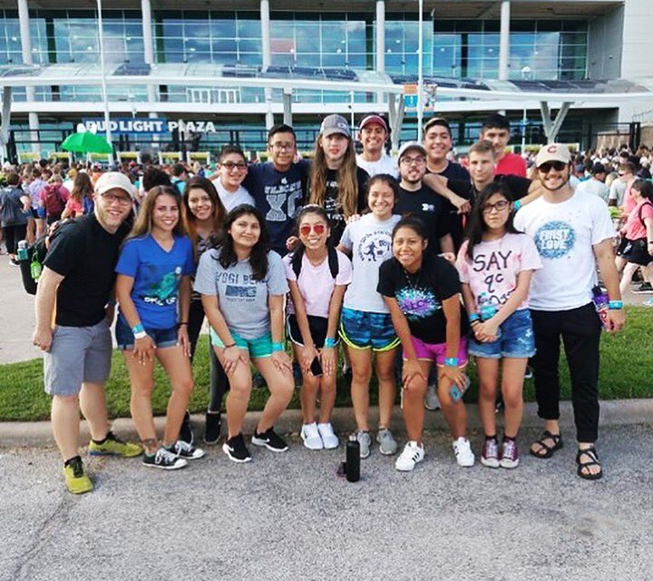 It's. About. To go. Down! Worshiping with 30,000 ELCA youth! #elcayg2018