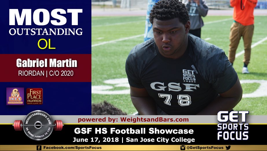 📺 getsportsfocus.com/High_School-de…
💎 GSF HS Football Showcase
Most Outstanding OL Gabriel Martin
<a href="/RiordanSports/">Riordan Athletics</a> C/O 2020
EXCLUSIVE interview w/ <a href="/MissKrish/">Kaleigh Krish</a>