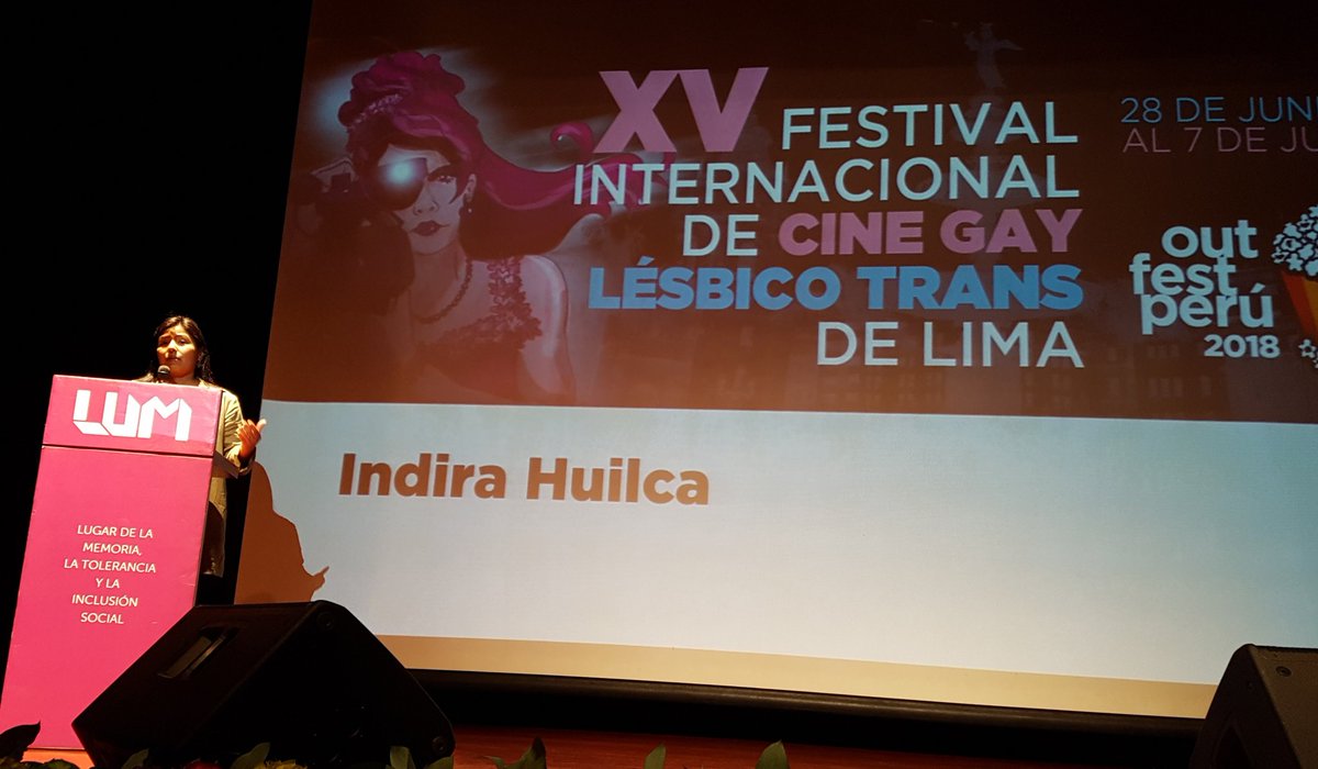Hoy se inauguró la XV edición del Festival Internacional de Cine LGBTI- Outfest Perú. Festival que retrata nuestra diversidad en el Cine. Felicitaciones a lxs organizadores y quienes hacen posible cada año este evento. Que el orgullo sea visible! #Outfest2018