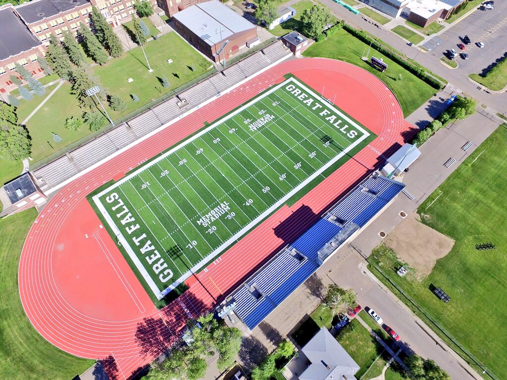 jdeaster11's tweet image. Another great @FieldTurf &amp;amp; @BeynonSports project in the Great State of Montana!😮👀👀Thank you Great Falls School District! Memorial Stadium one of the oldest in the Country! #thanks #leaveitallonthefield #makingfastlookgood #wow 🏈⚽️🏃‍♀️🏃‍♂️👊👊