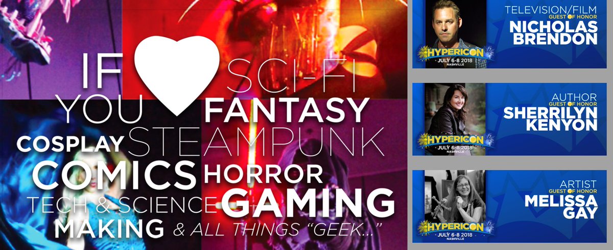 RobotProps's tweet image. Hypericon Nashville, TN 6 - 8 July 2018

#Convention #ComicCon 

hypericon.net