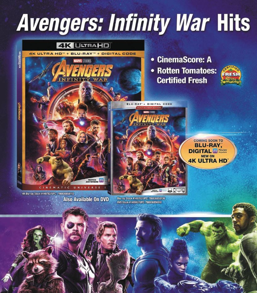 Prometheus_UFO's tweet image. Oh c'mon, announce the Blu release date already. Sheeeesh. :/ #Avengers #InfinityWar