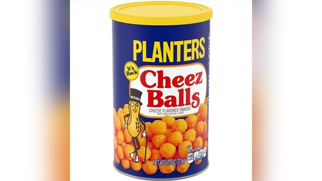 WISN12News's tweet photo. Not a drill: Planters Cheez Balls are returning to stores after nearly 12 years https://t.co/jWVRxdM0yb https://t.co/Ouvi1KDTCl