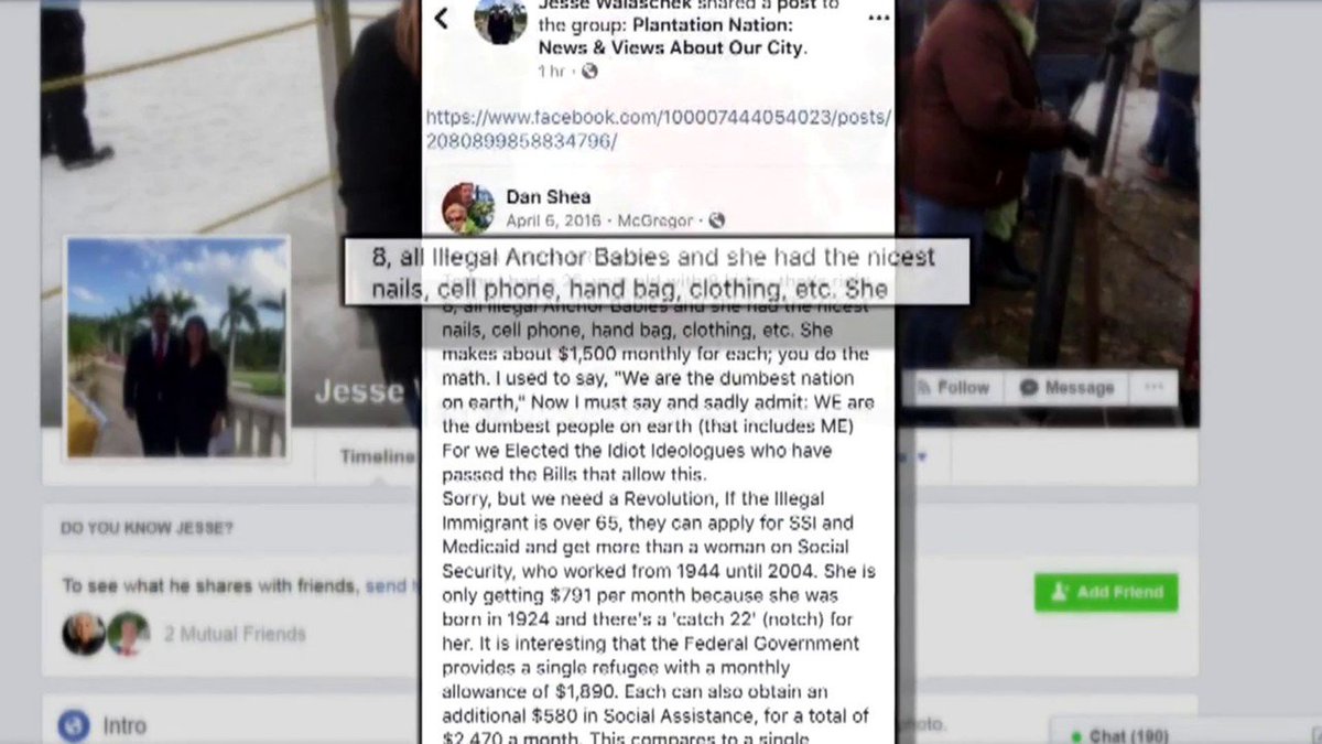 Plantation City Council candidate denies he put up false, immigrant-bashing post bit.ly/2MZoHKN https://t.co/wrYxrRHUPJ
