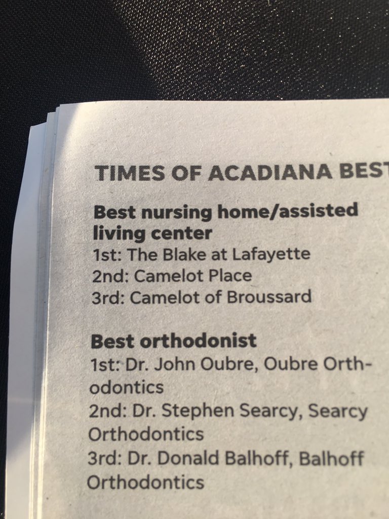 camelot assisted living on Courtney Begnaud On Twitter So Proud Of The Blake At Lafayette For Winning Timesbestof