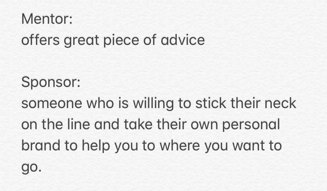 courtneymprice's tweet photo. . @ninavaca on
The difference between a mentor and a sponsor:
#wedallas @theDECtx @capitalone
#digpro https://t.co/kadAf5TYz2