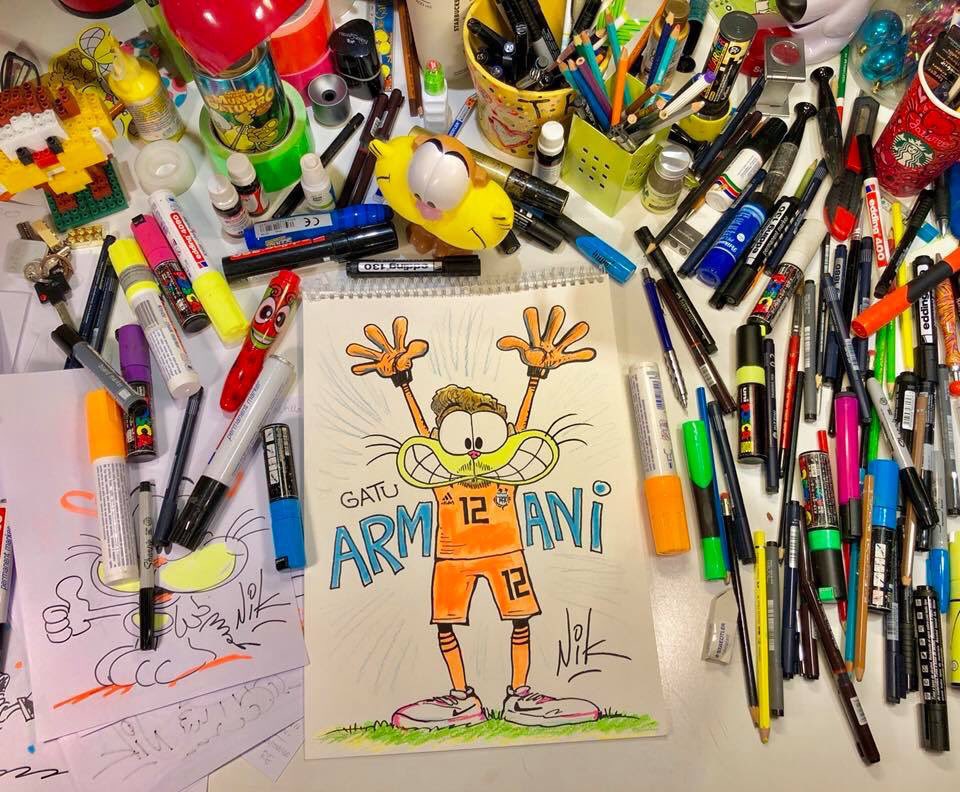 Nikgaturro's tweet photo. Para darle más SUERTE a Argentina, sorteamos el Gatu ARMANI !!!! Dale Like y RT, y participás del SORTEO!! Para darle suerte a Argentina con este ARQUERAZO contra FRANCIA!! Con el NARANJA FLUO que va a pasar a la HISTORIA!! Vamos ya!! Quién quiere al Gatu ARMANI ??💙⚪️💙🇦🇷🍊 https://t.co/ZcmFMEXzkE