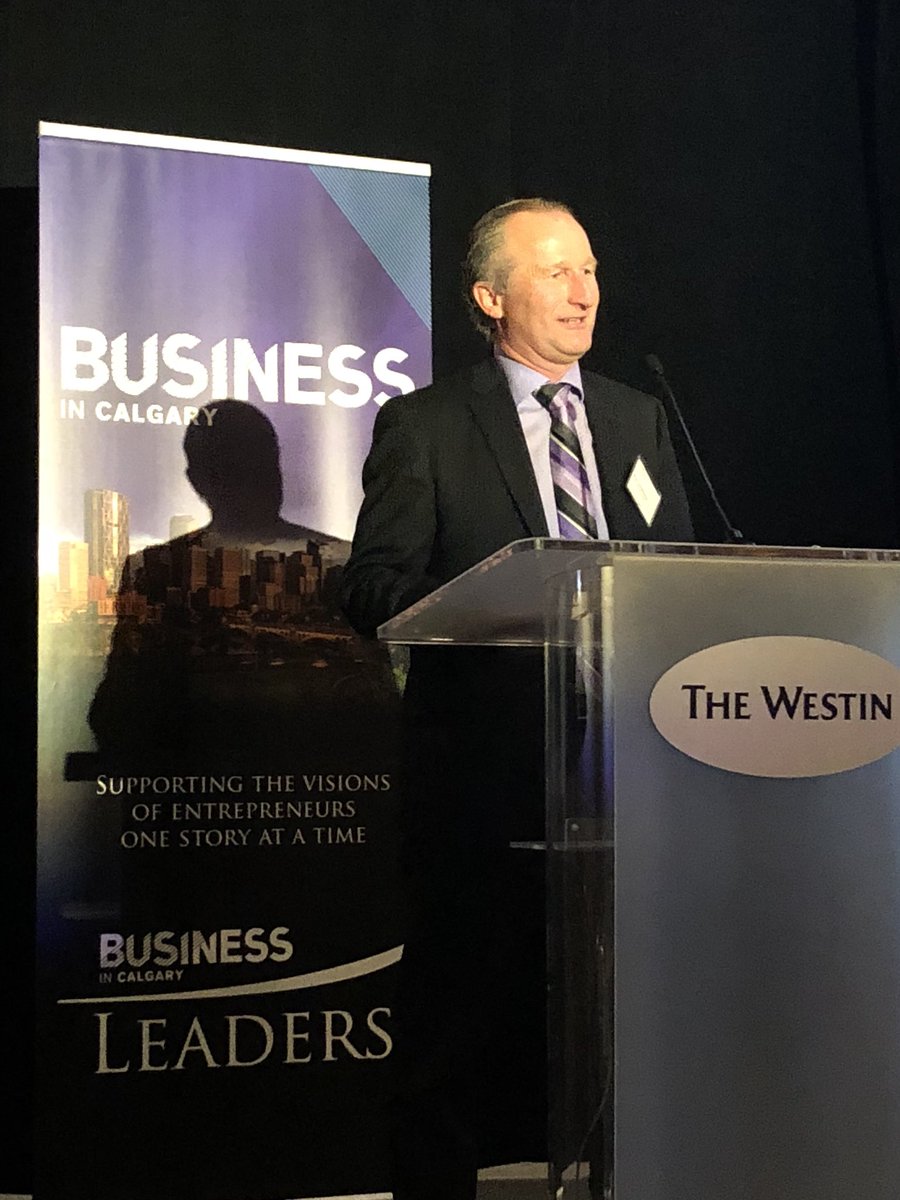 mhomenuik's tweet photo. Awards off to a great start with Pat welcoming a full room of Calgary business leaders #BICLeaders #YYCLeaders https://t.co/t8A5szm4ad