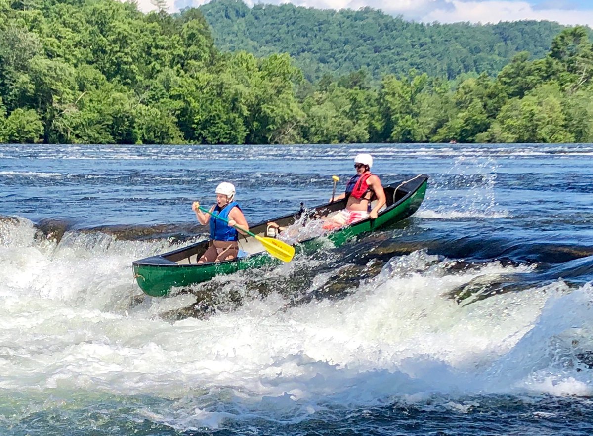 Tcdctype1's tweet photo. Cabin 5 and 10, the oldest campers, enjoyed a one night two day canoe trip this week. https://t.co/pPRczG9F5i